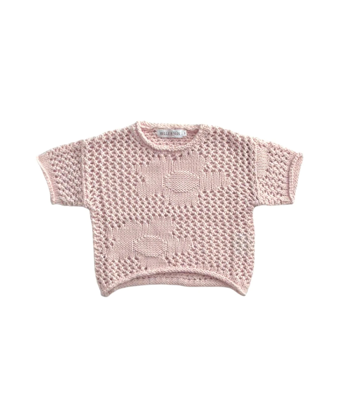 crochet tee｜cherry blossom