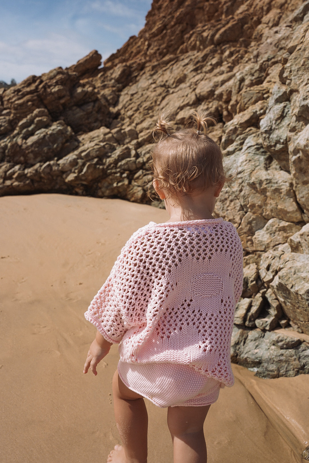 crochet tee｜cherry blossom