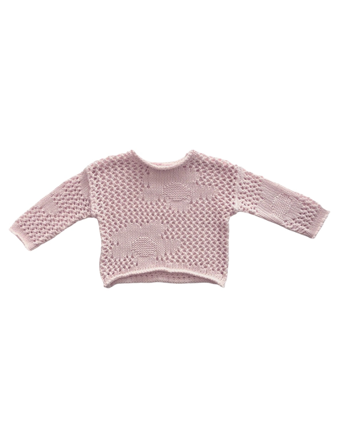 crochet pullover｜cherry blossom